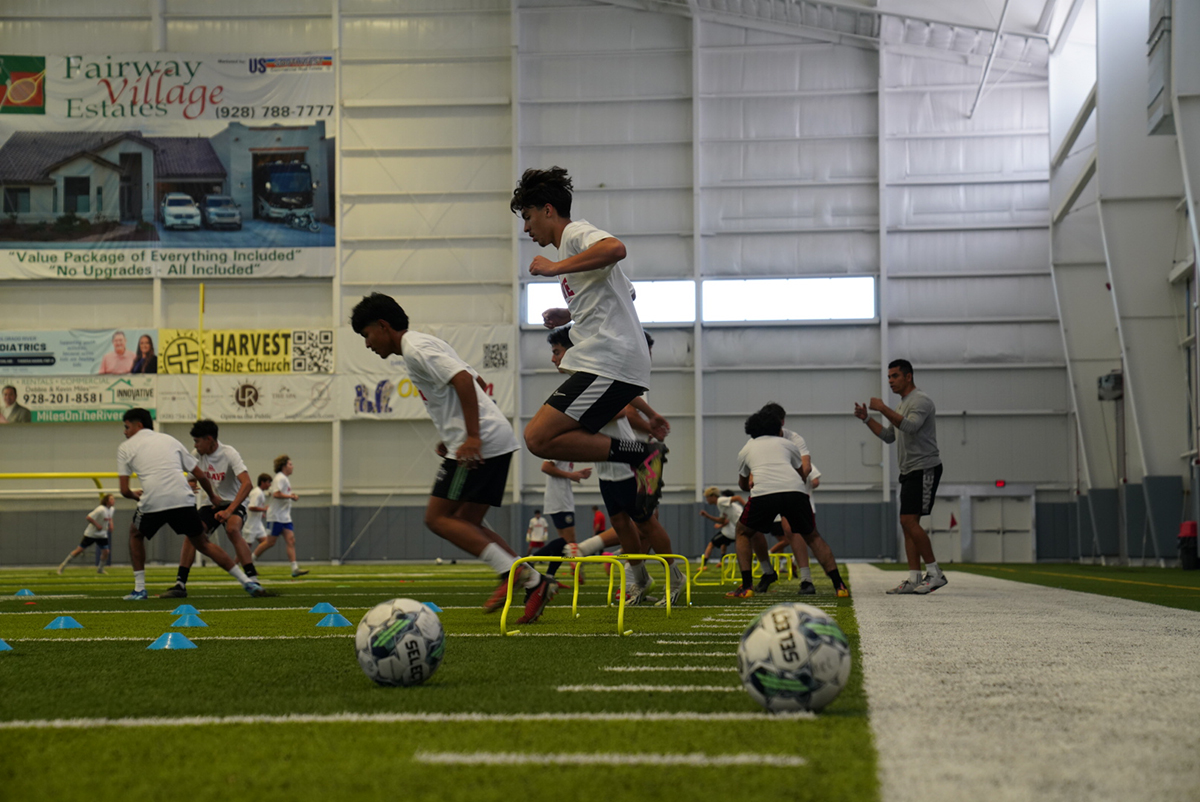 Mohave Community College Men's Soccer recently held an ID Camp at Anderson Fieldhouse in Bullhead City.
