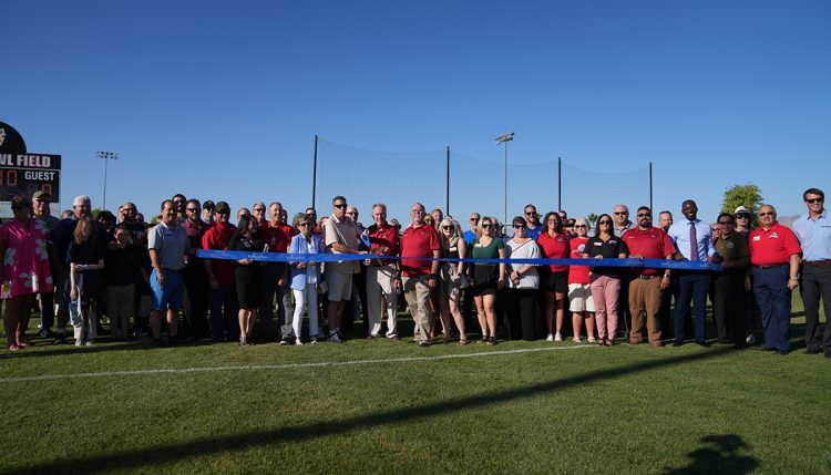 MCC holds ribbon cutting ceremony at Firebird Field, home of Mohave Community College Soccer